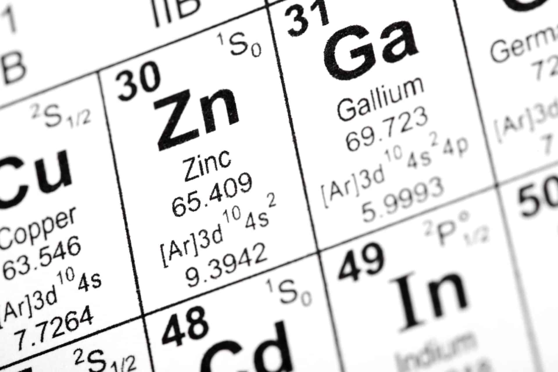 benefícios do zinco para saúde